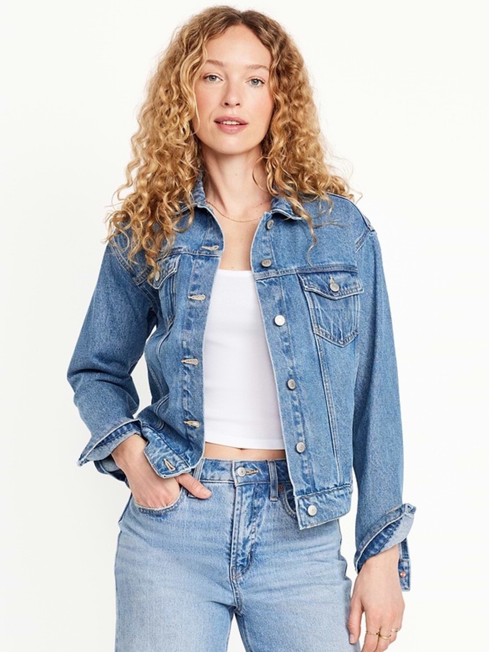 Old Navy Classic Jean Jacket in Medium Wash